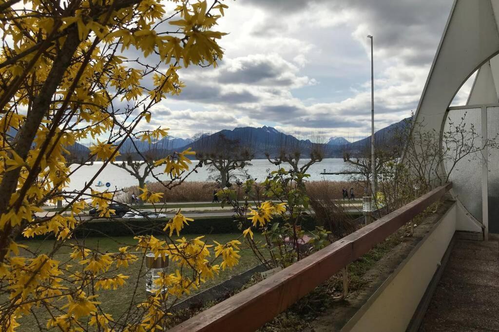 Chez Jacques - Terrasse Avec Vue Lac Et Montagne Annecy Bagian luar foto